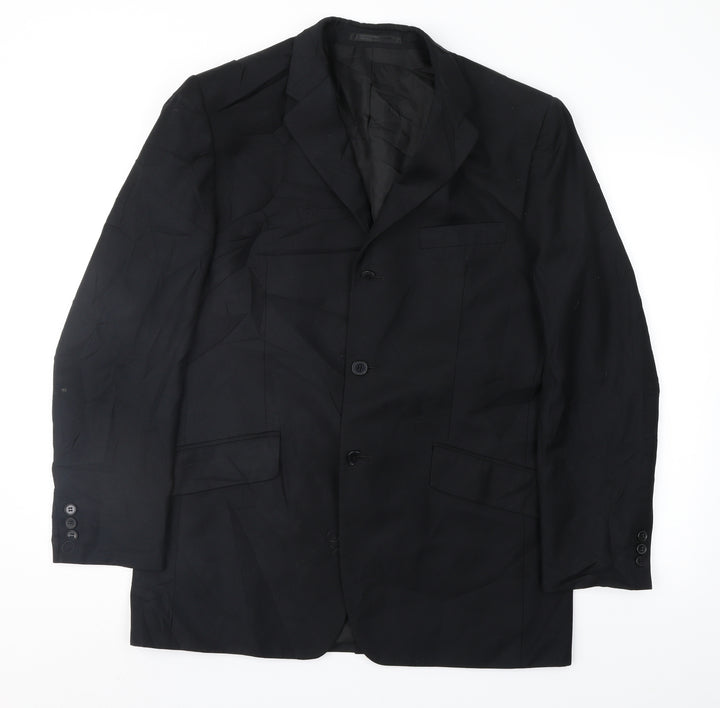 Burton Mens Black   Jacket Suit Jacket Size 40