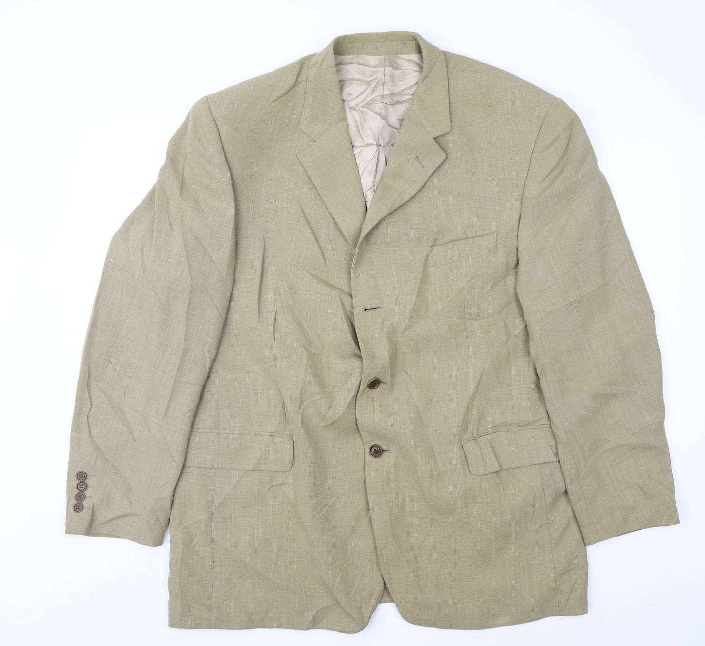 Lino Vierra Mens Beige   Jacket Suit Jacket Size 46