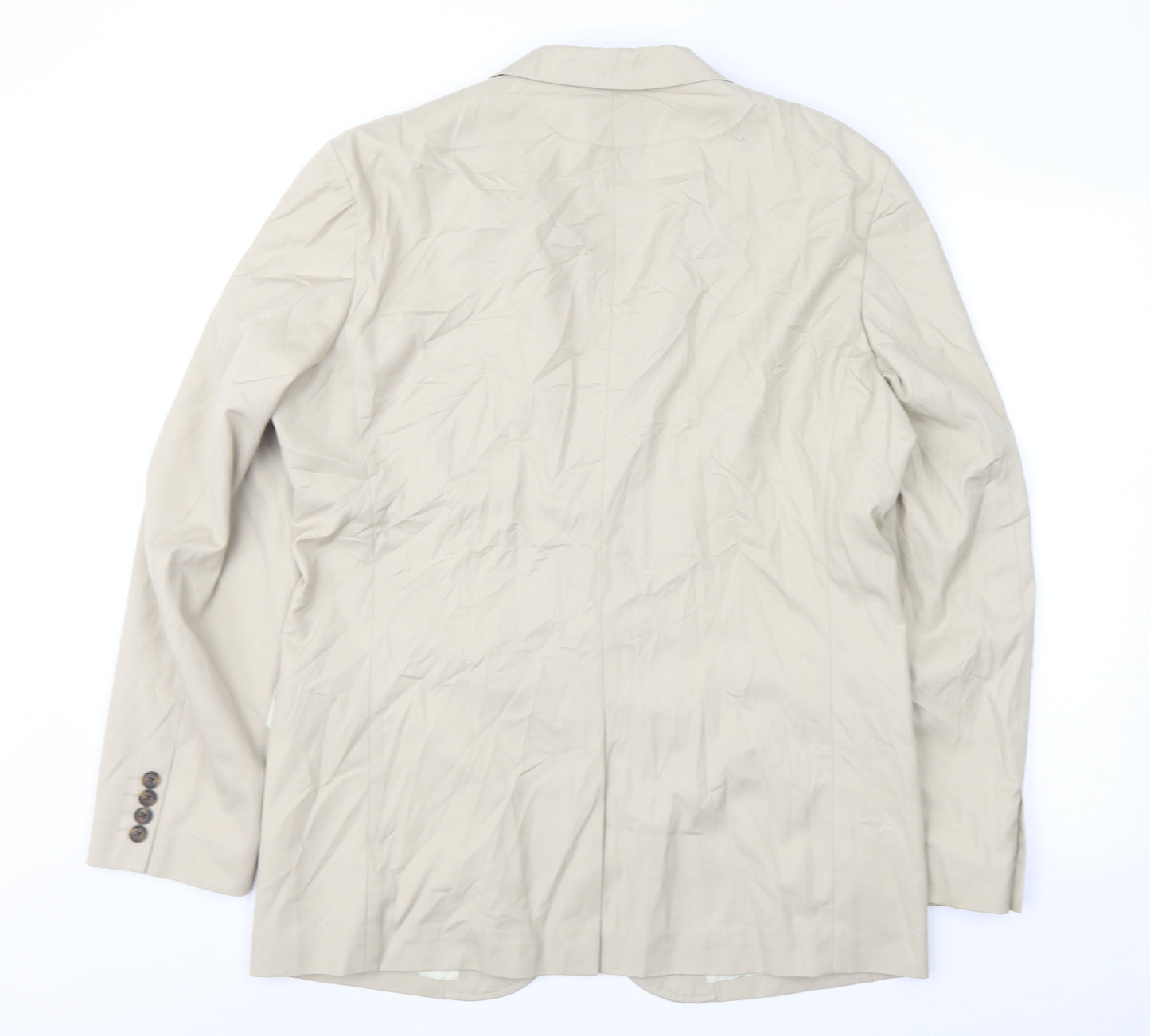 Preworn Mens Beige   Jacket Suit Jacket Size L