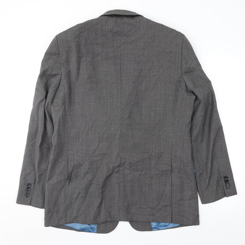 Fellini Mens Grey   Jacket Suit Jacket Size 42
