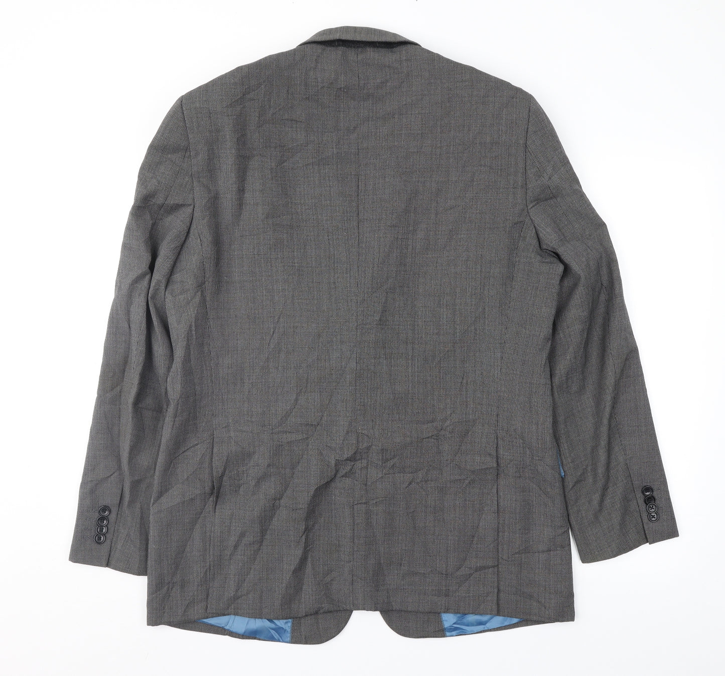 Fellini Mens Grey   Jacket Suit Jacket Size 42