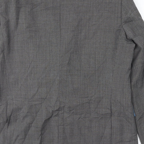 Fellini Mens Grey   Jacket Suit Jacket Size 42
