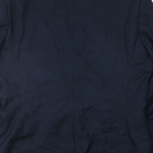 H&M Mens Blue   Jacket Suit Jacket Size 38