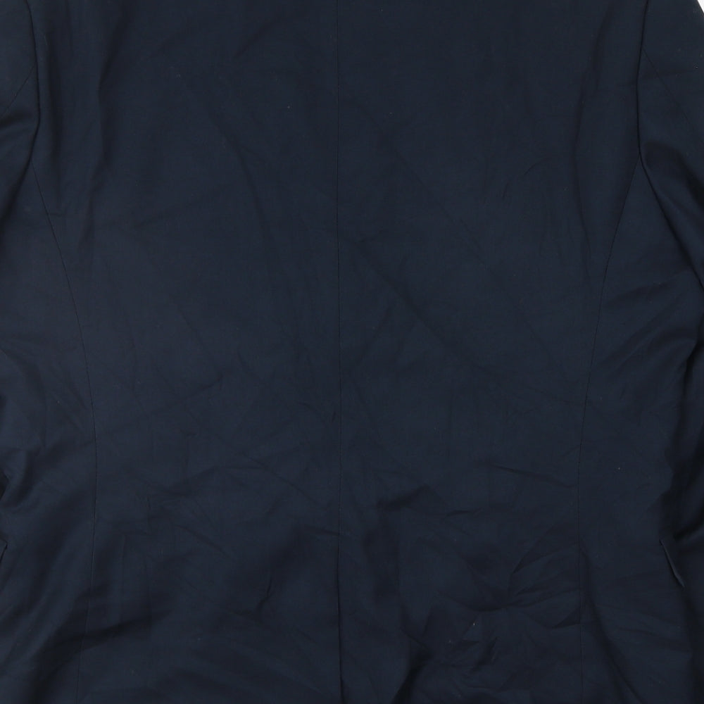 H&M Mens Blue   Jacket Suit Jacket Size 38