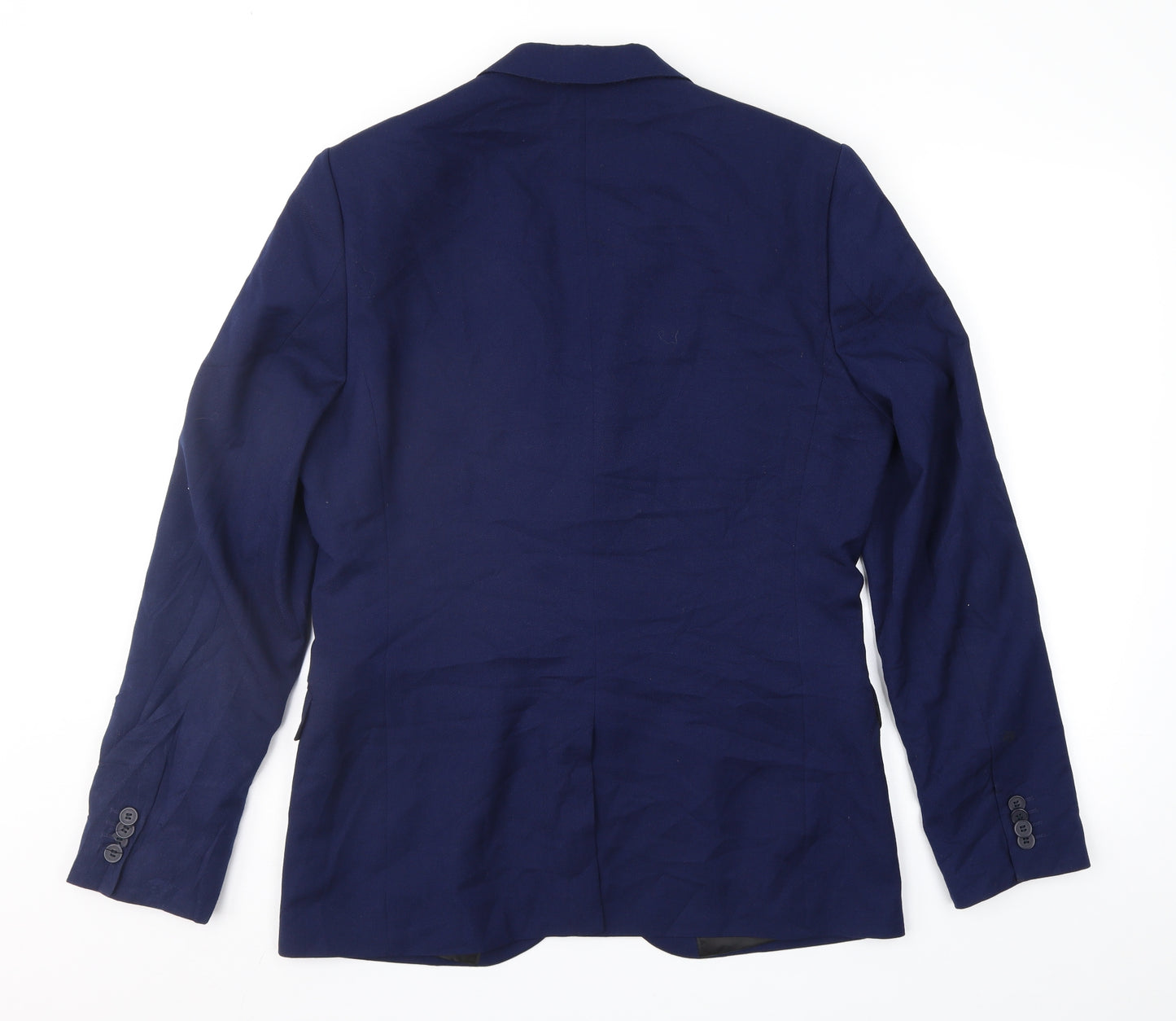 H&M Mens Blue   Jacket Suit Jacket Size 38