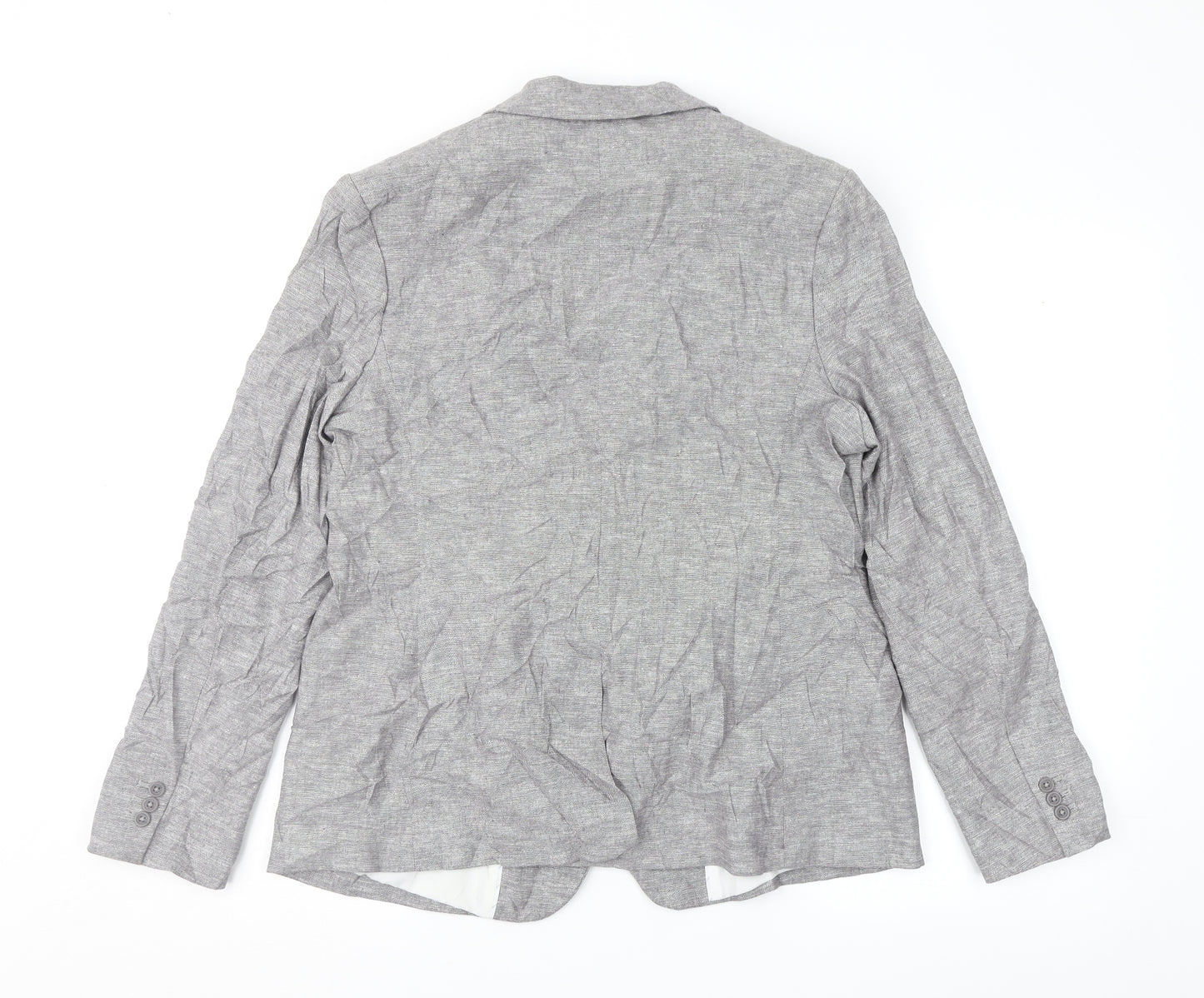 Marks and Spencer Womens Grey   Jacket Suit Jacket Size 14