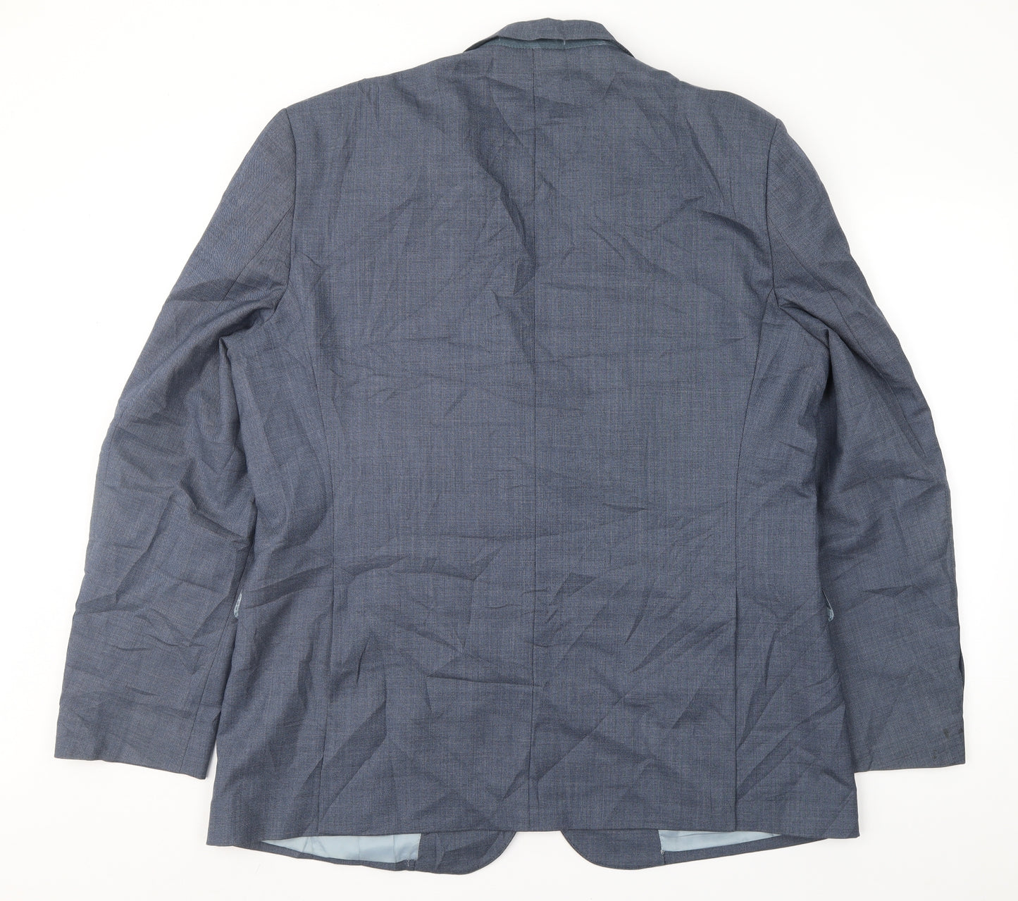 Savoy Taylors Guild Mens Blue   Jacket Suit Jacket Size 46