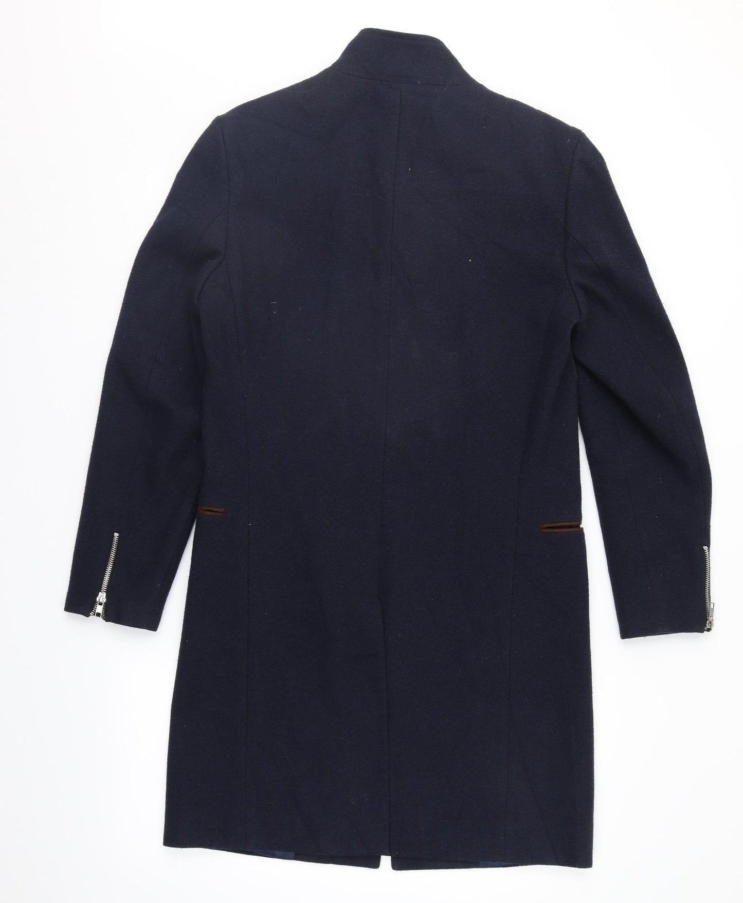 River Island Womens Blue   Overcoat Coat Size XS
