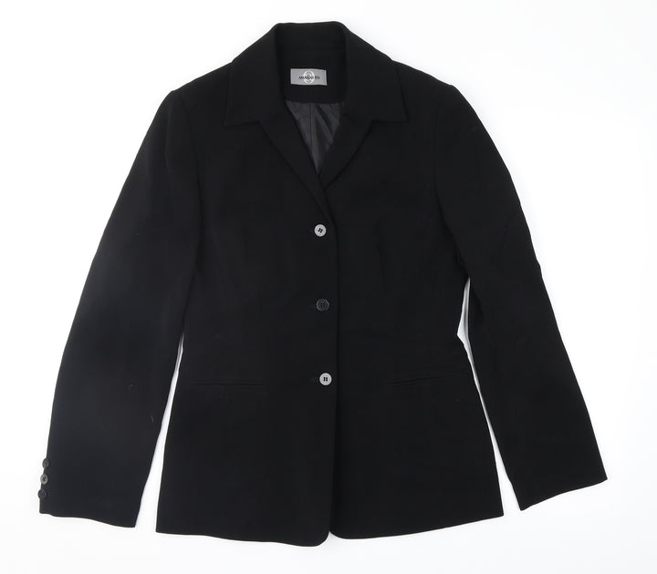 AMARANTO Womens Black   Jacket Suit Jacket Size 10