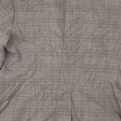 NEXT Womens Brown Check  Jacket Suit Jacket Size 14
