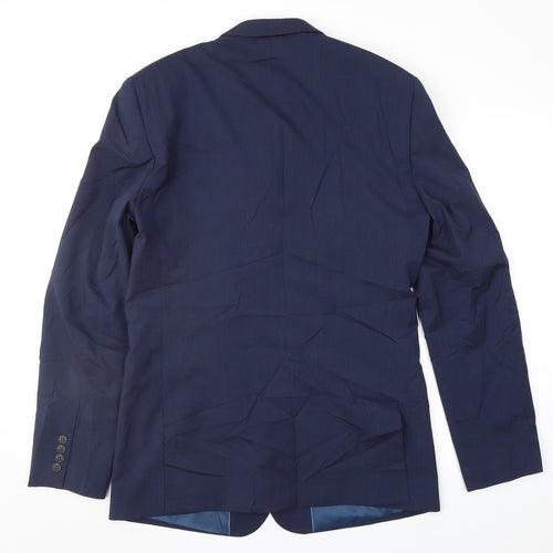 River Island Mens Blue   Jacket Suit Jacket Size 40
