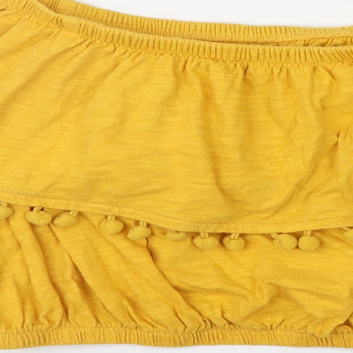 Primark Womens Orange   Cropped Blouse Size 8