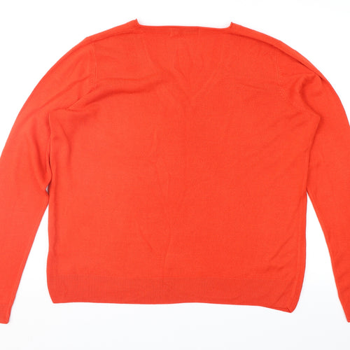 Marks and Spencer Womens Red   Pullover Jumper Size 18