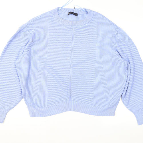 Marks and Spencer Womens Blue   Pullover Jumper Size L
