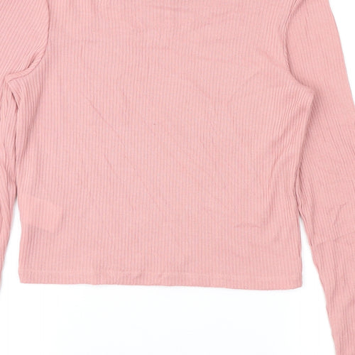 Divided Womens Pink   Pullover Jumper Size M