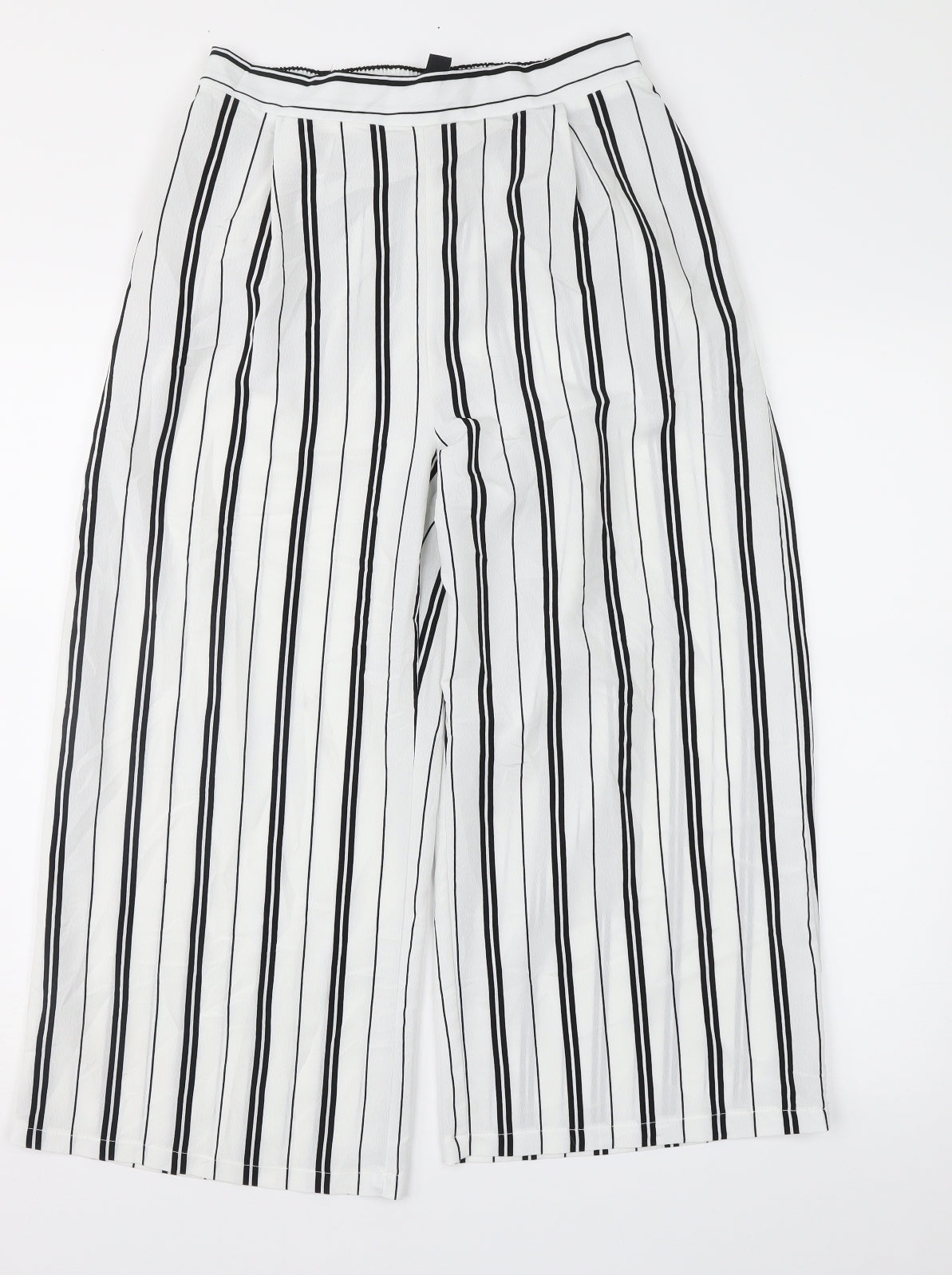 New Look Girls White Striped  Chino Trousers Size 14 Years