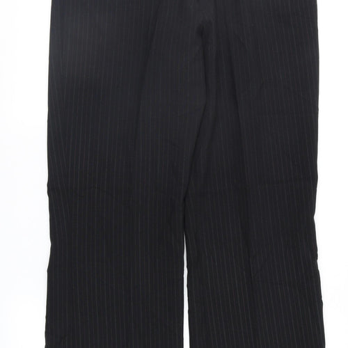 Atmosphere Womens Black Striped  Trousers  Size 14 L30 in