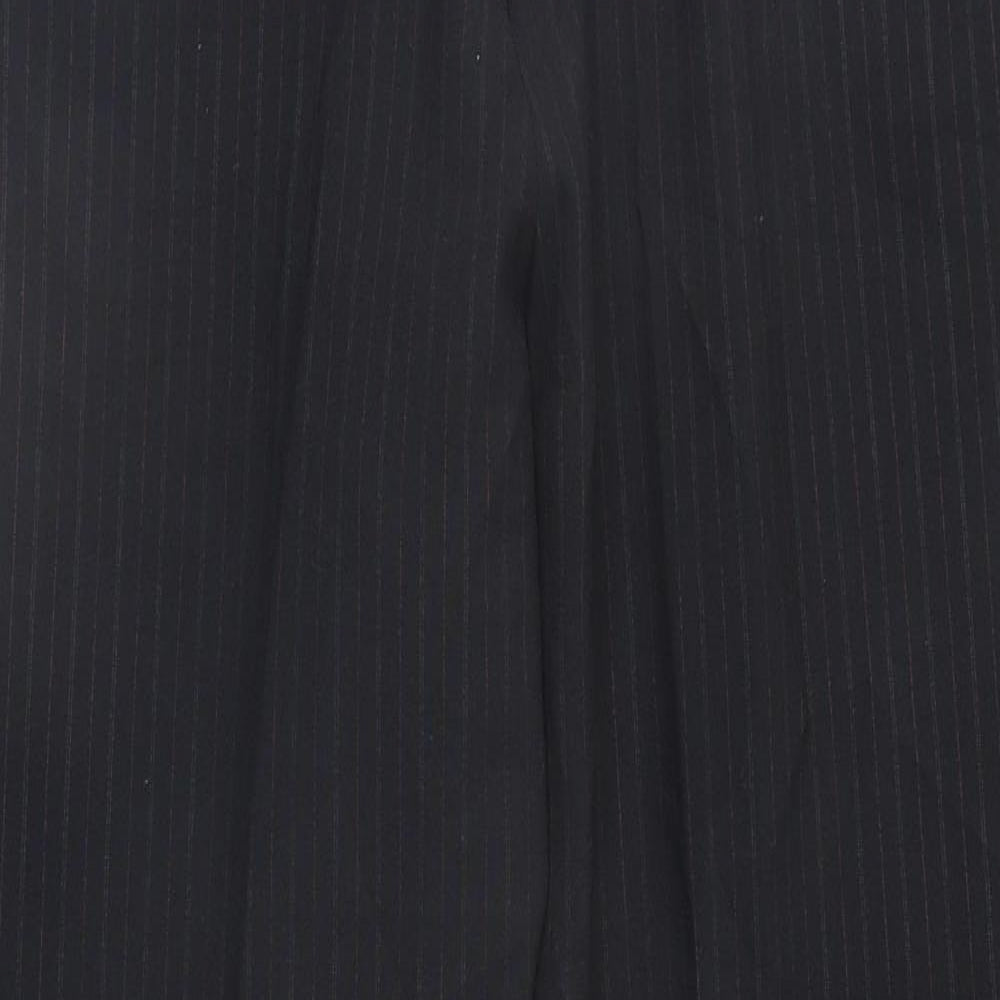 Atmosphere Womens Black Striped  Trousers  Size 14 L30 in