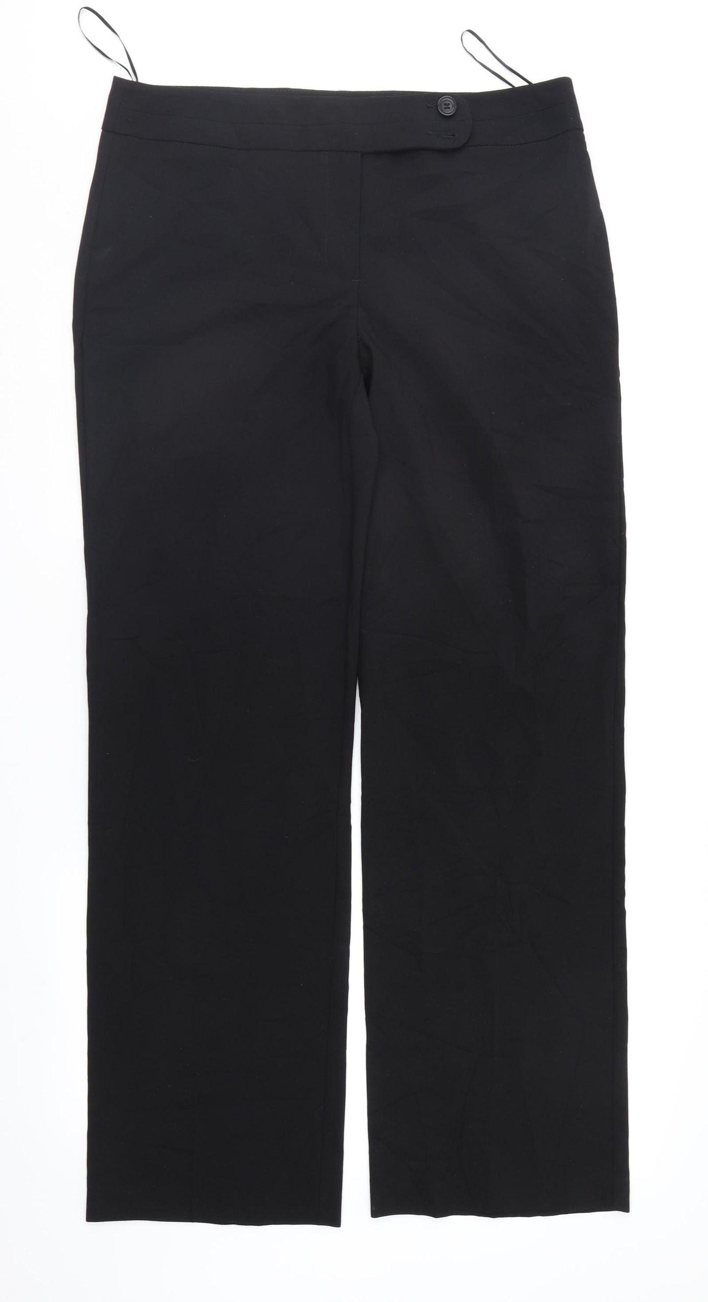 George Womens Black   Trousers  Size 14 L31 in