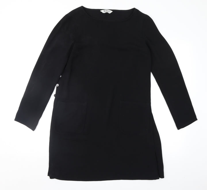 Marella Womens Black A-Line Size 8