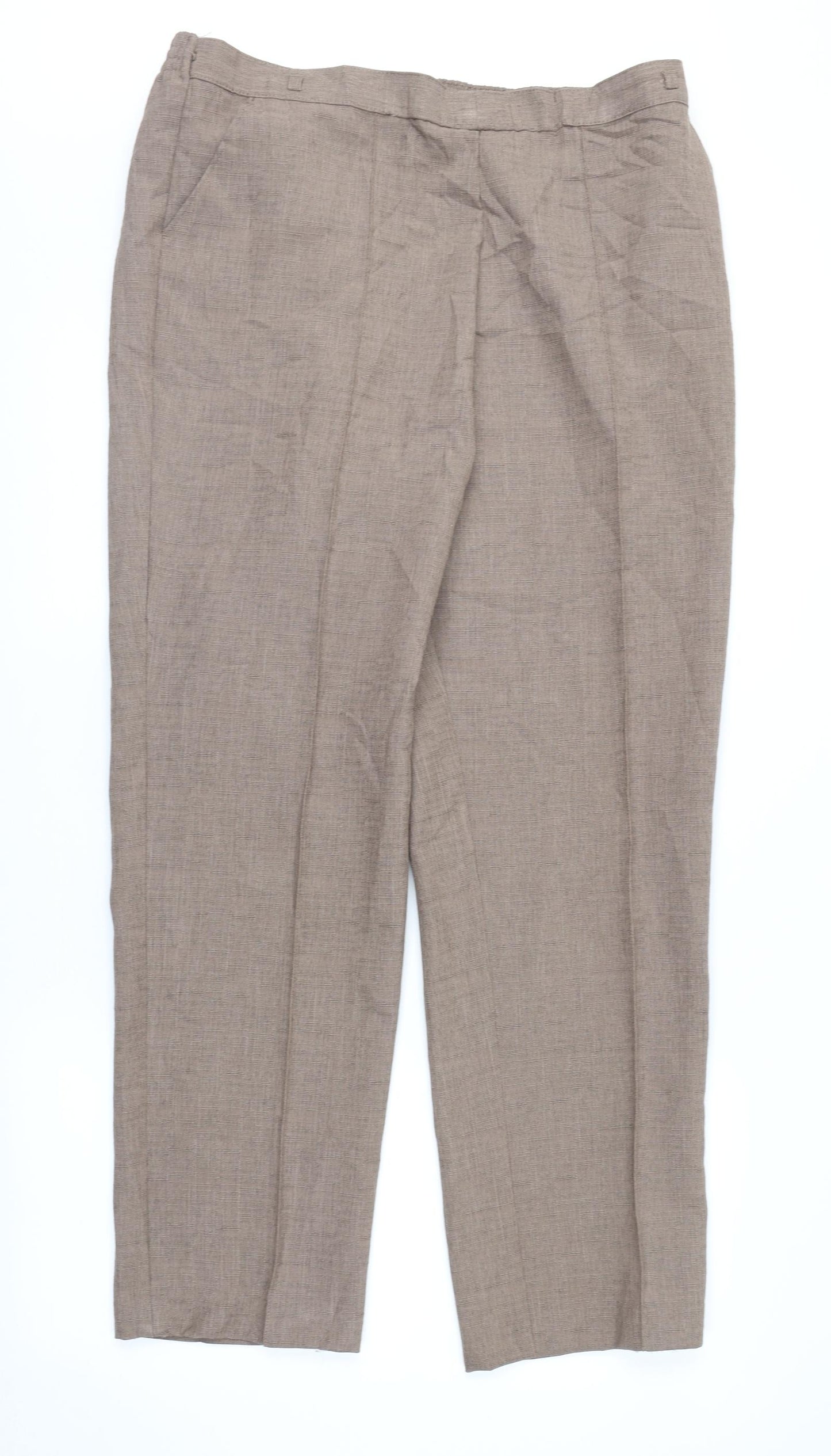 Marks and Spencer Womens Brown   Trousers  Size 16 L29 in