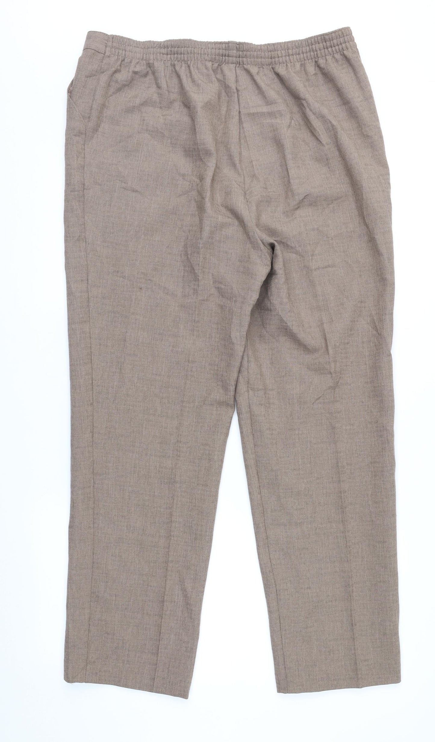 Marks and Spencer Womens Brown   Trousers  Size 16 L29 in