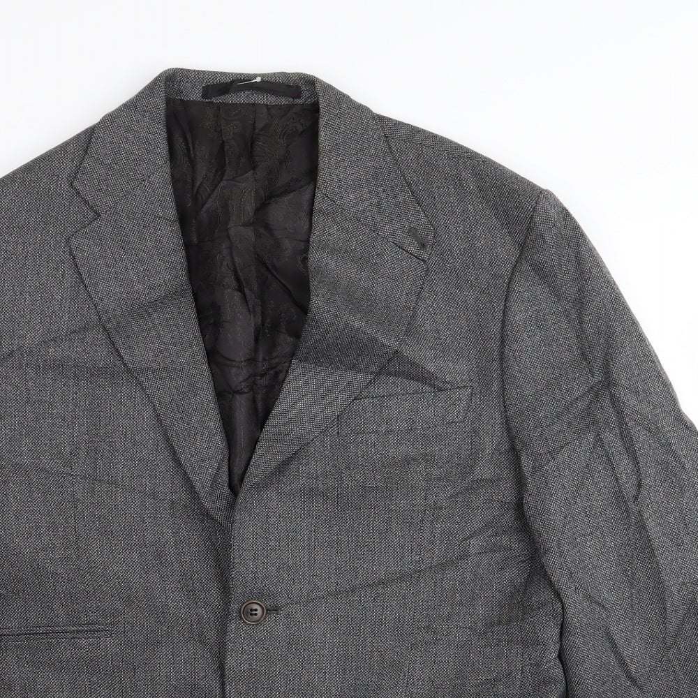 M&S Mens Grey   Jacket Blazer Size 40