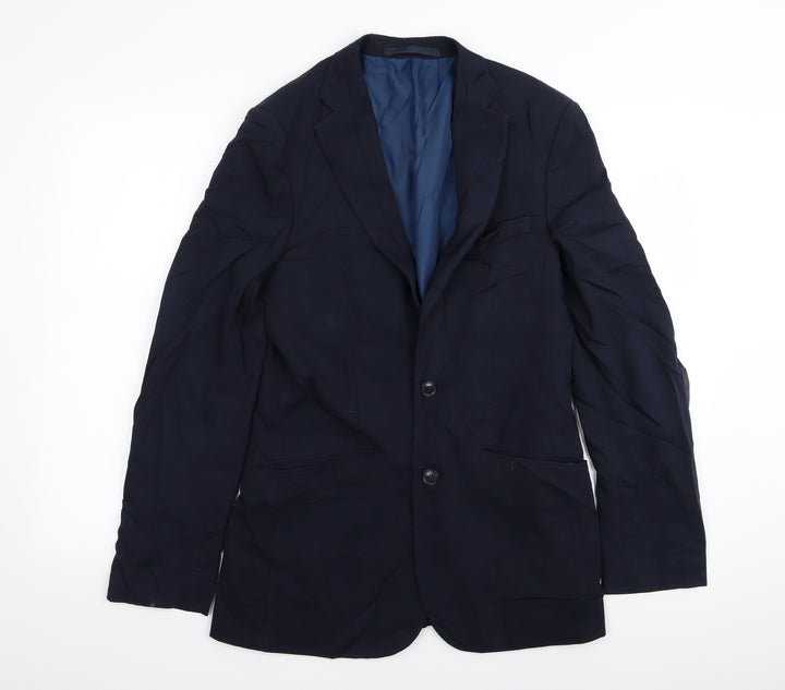 M&S Mens Blue Jacket Blazer Size 36