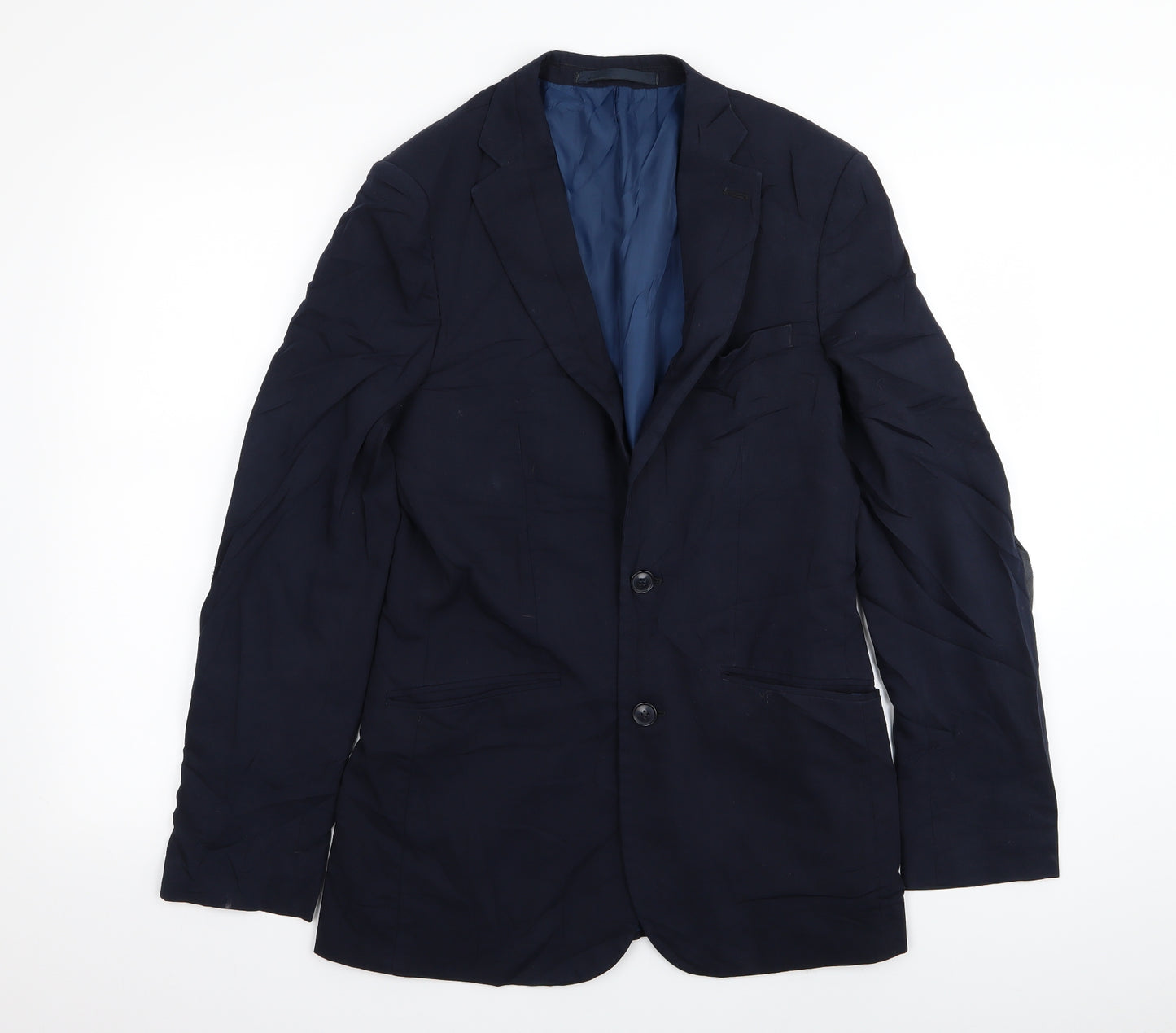 M&S Mens Blue   Jacket Blazer Size 36