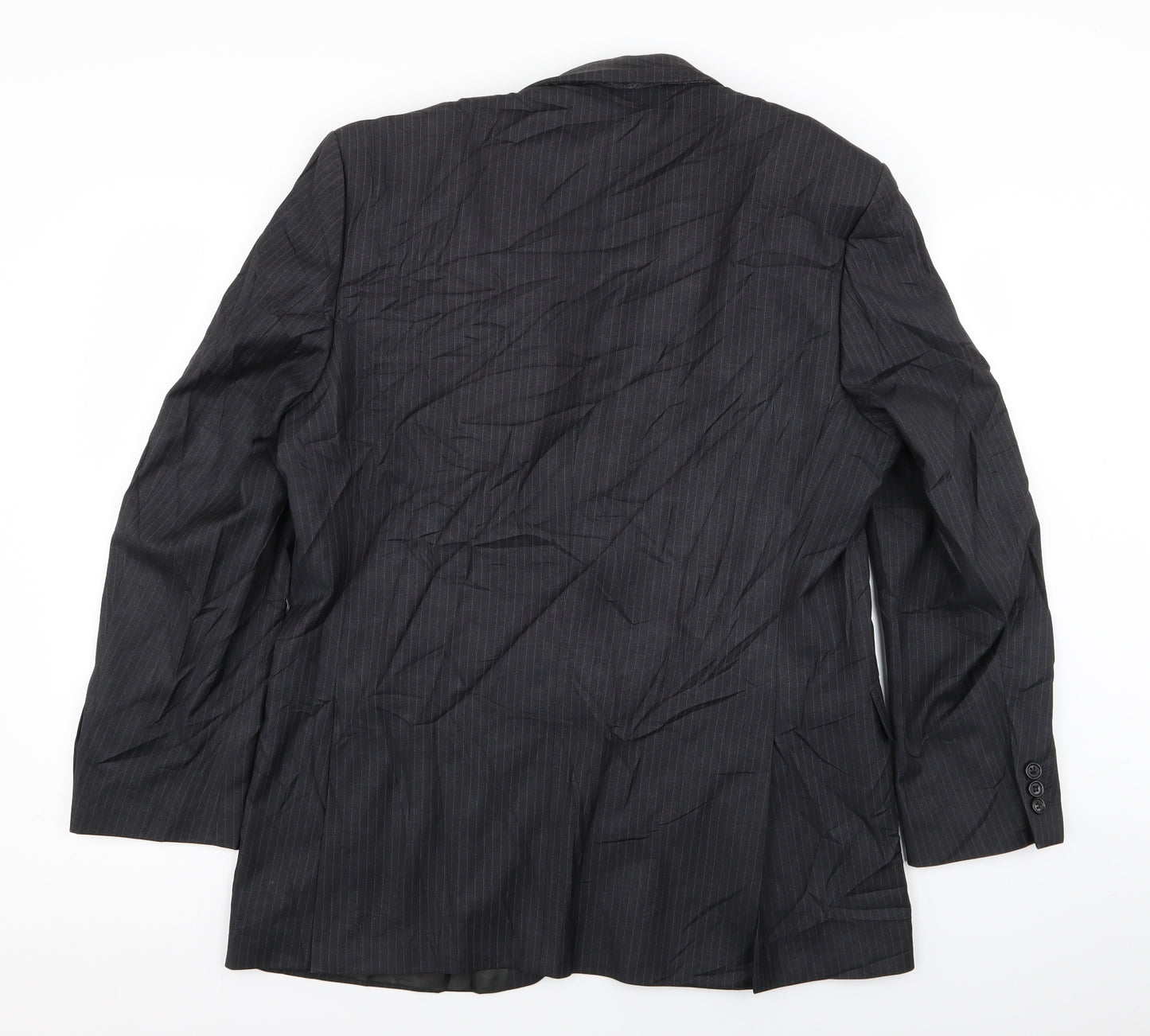 BHS Mens Grey Striped  Jacket Blazer Size 42