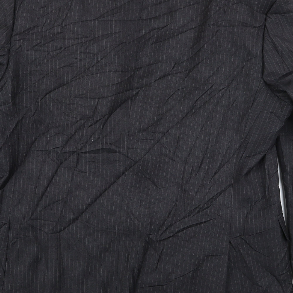 BHS Mens Grey Striped  Jacket Blazer Size 42