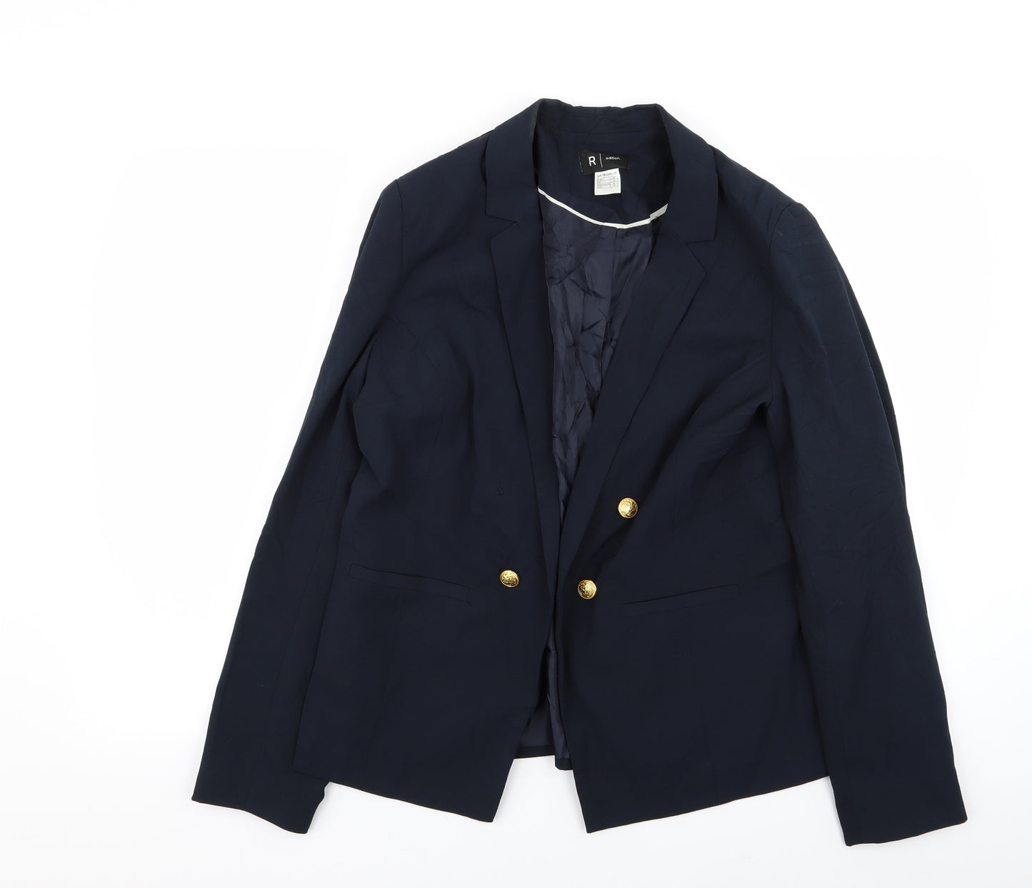R Edition Womens Blue   Jacket Blazer Size 18