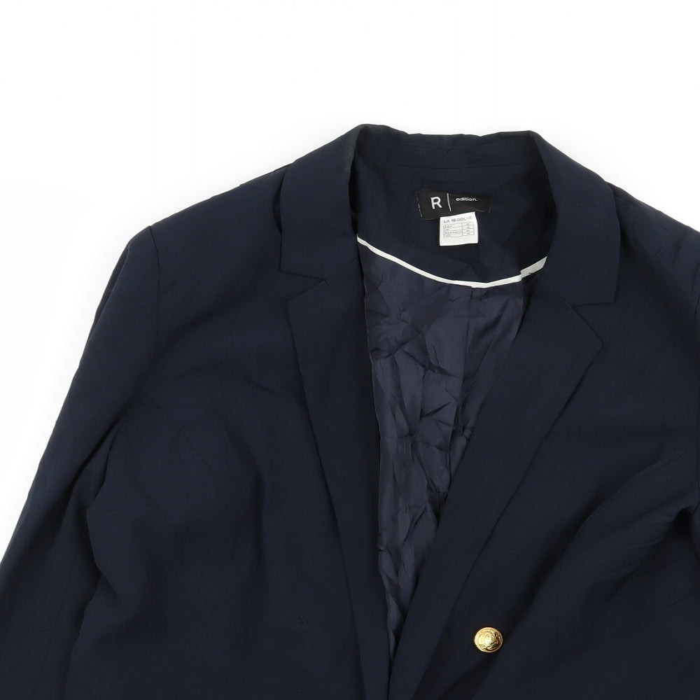 R Edition Womens Blue   Jacket Blazer Size 18