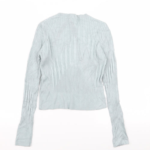 Topshop Womens Blue   Basic T-Shirt Size 10
