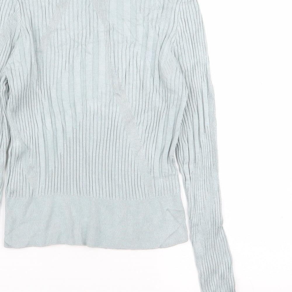 Topshop Womens Blue   Basic T-Shirt Size 10