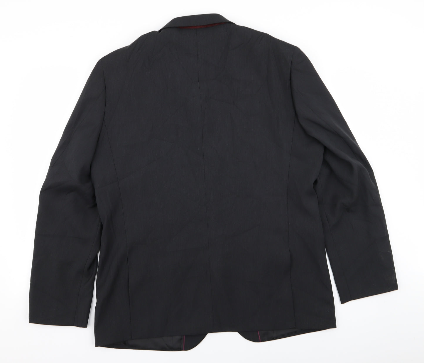 Fellini Traveller Mens Black   Jacket Blazer Size 44