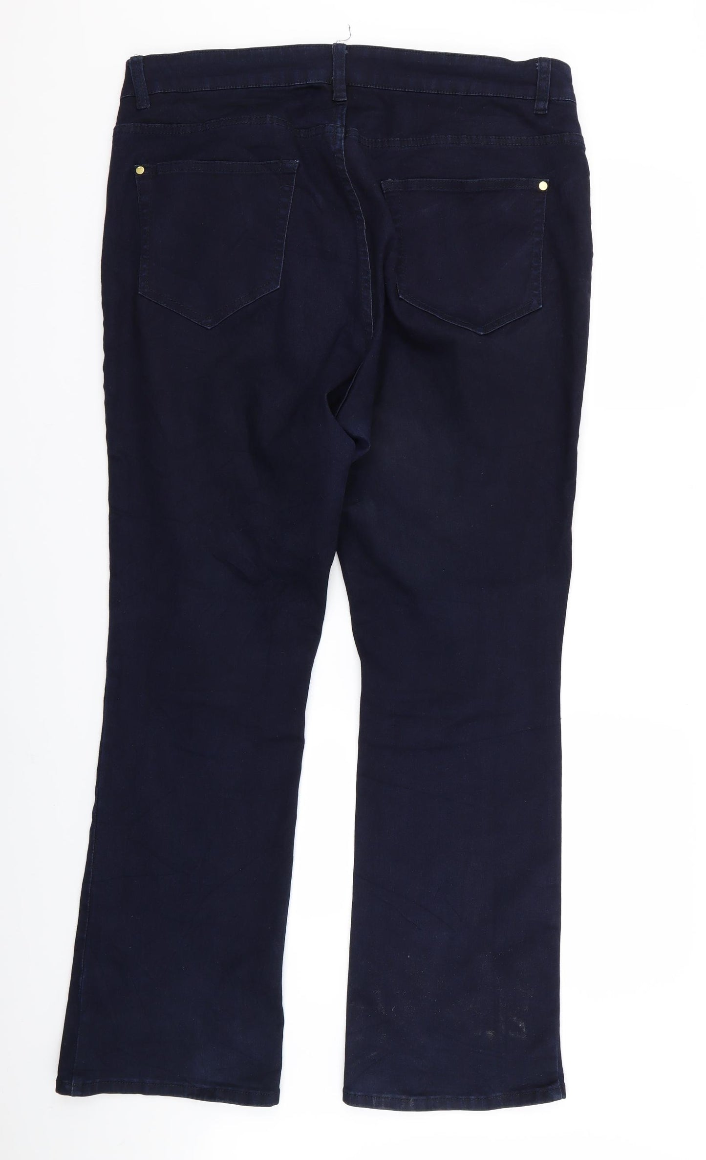 xlnt Womens Blue   Straight Jeans Size 20 L29 in