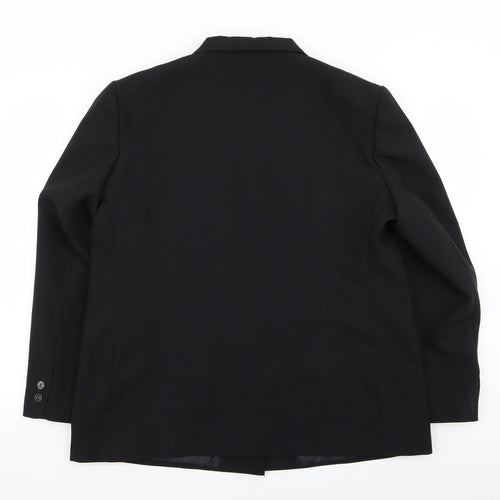 Preworn Womens Black   Jacket Blazer Size 20
