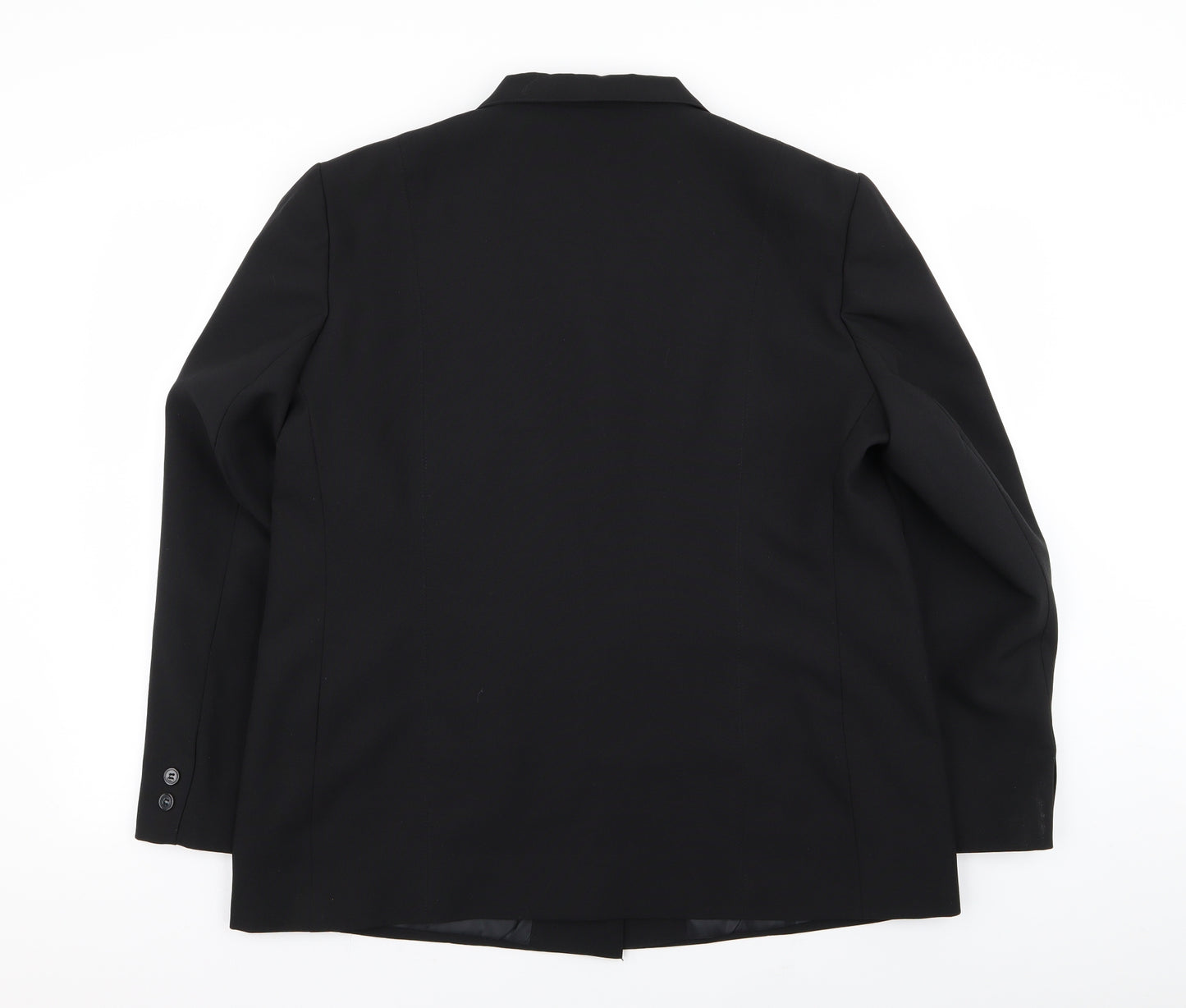 Preworn Womens Black   Jacket Blazer Size 20