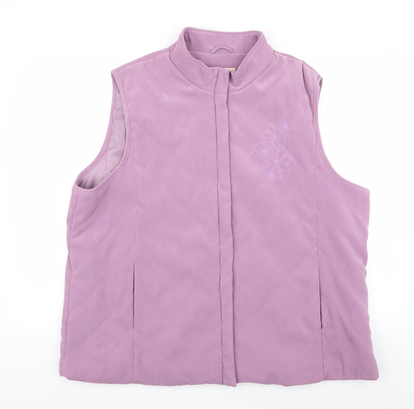 EWM Womens Purple   Gilet Jacket Size XL