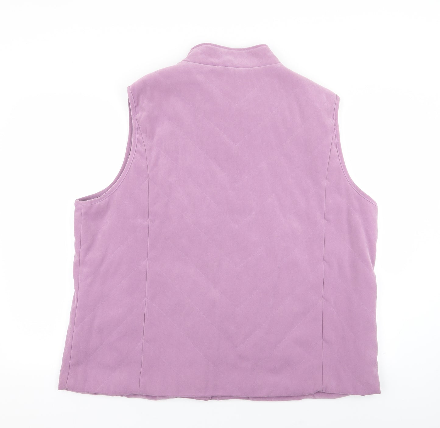 EWM Womens Purple   Gilet Jacket Size XL