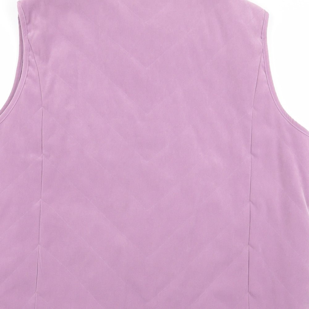 EWM Womens Purple   Gilet Jacket Size XL