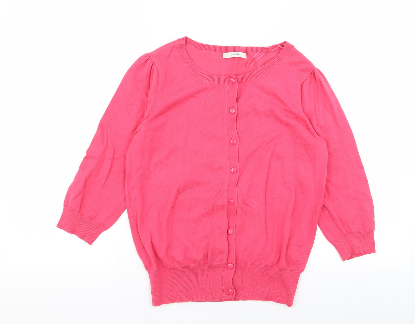 Asda George Womens Pink   Cardigan Jumper Size 12