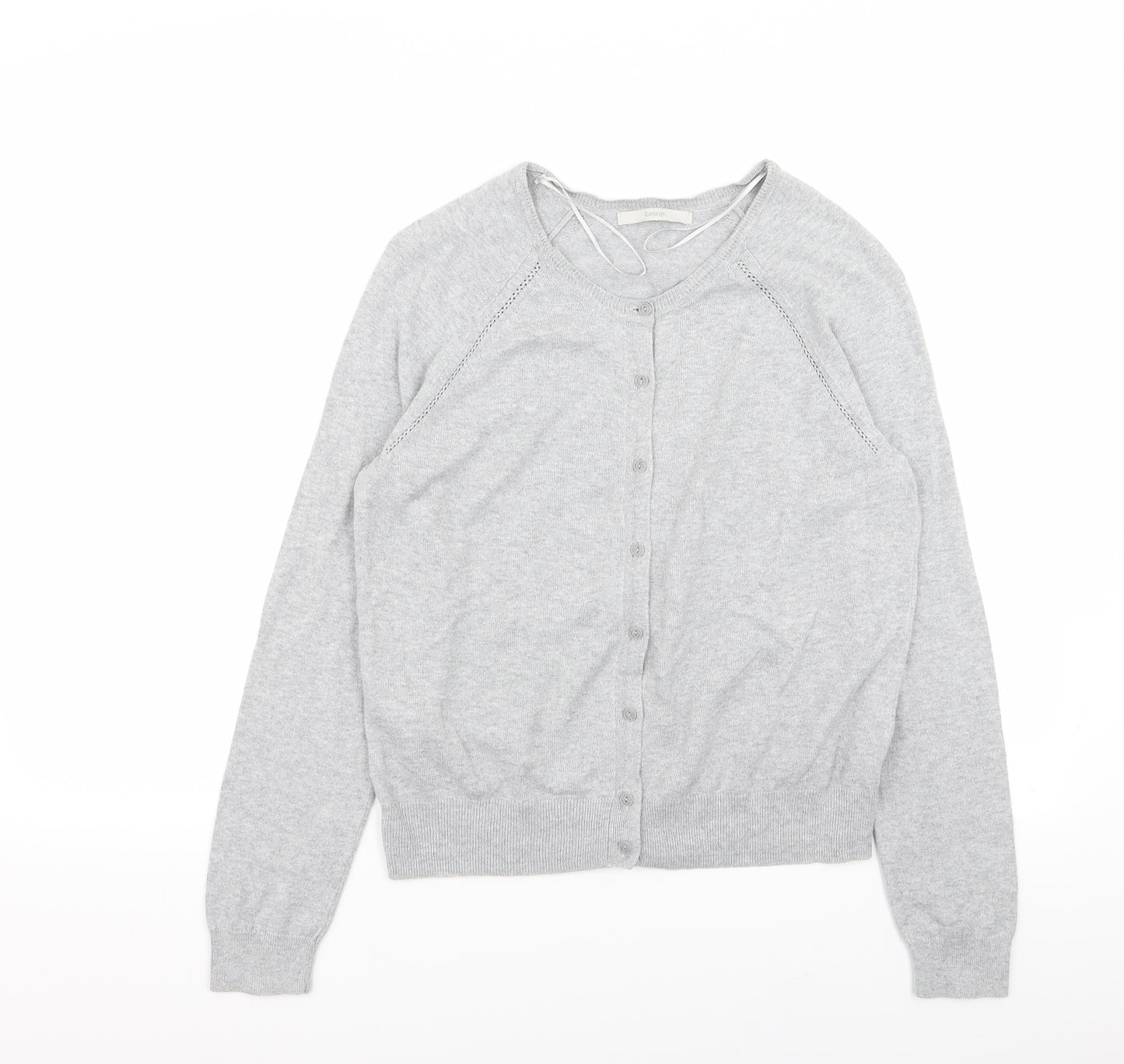Asda George Womens Grey   Cardigan Jumper Size 12