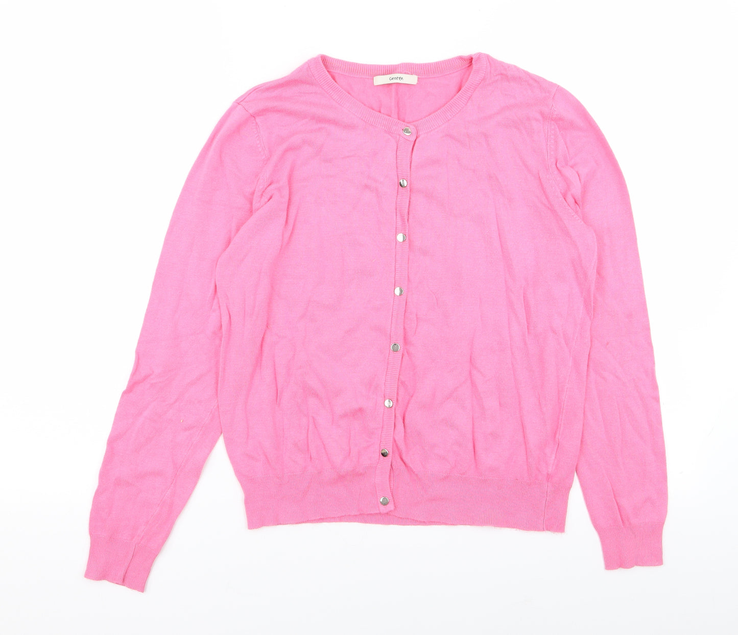 Asda George Womens Pink   Cardigan Jumper Size 12