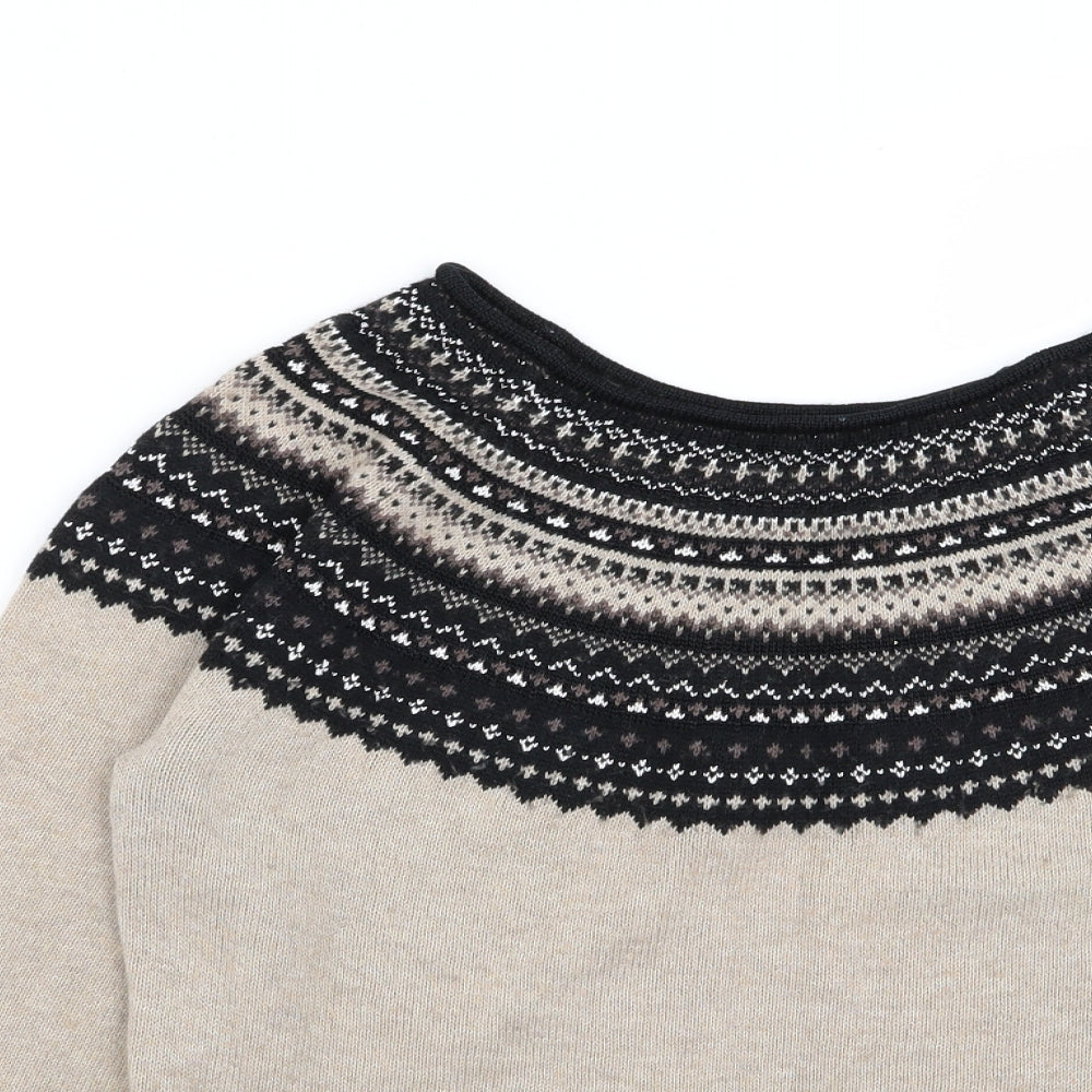 Roman Womens Multicoloured Geometric  Pullover Jumper Size 14
