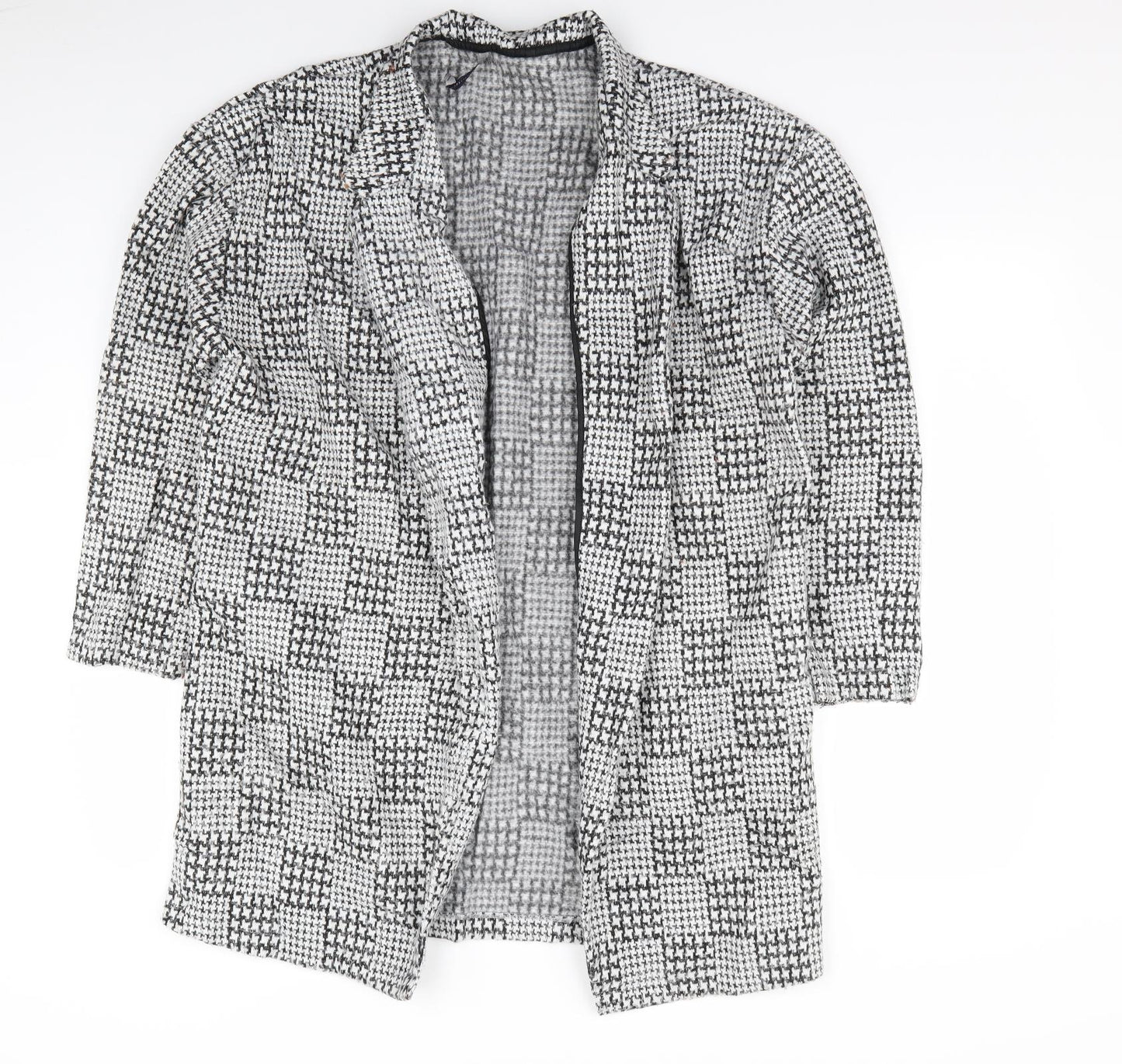 M&S Womens Grey   Overcoat Coat Size 16