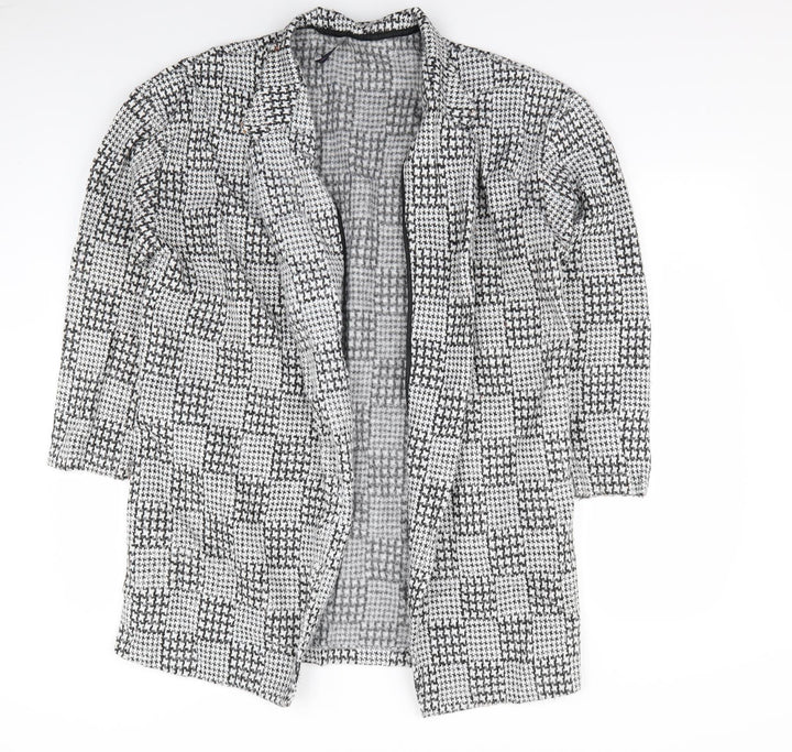 M&S Womens Grey   Overcoat Coat Size 16