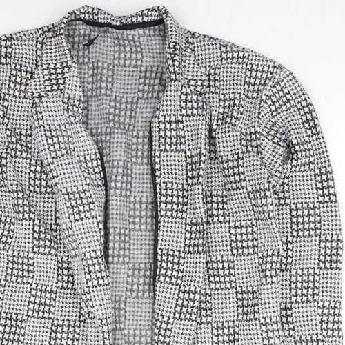 M&S Womens Grey   Overcoat Coat Size 16