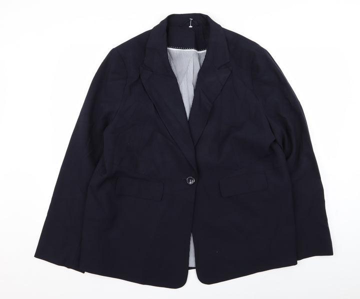 Preworn Mens Blue   Jacket Blazer Size 42